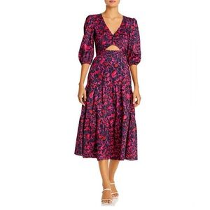 Parker Lillie Cutout Midi Dress